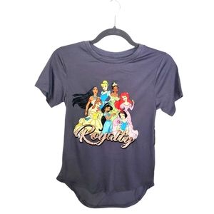 Disney Princess NWT "Royalty" Juniors' Short Sleeve Crew Neck Graphic Tee 827